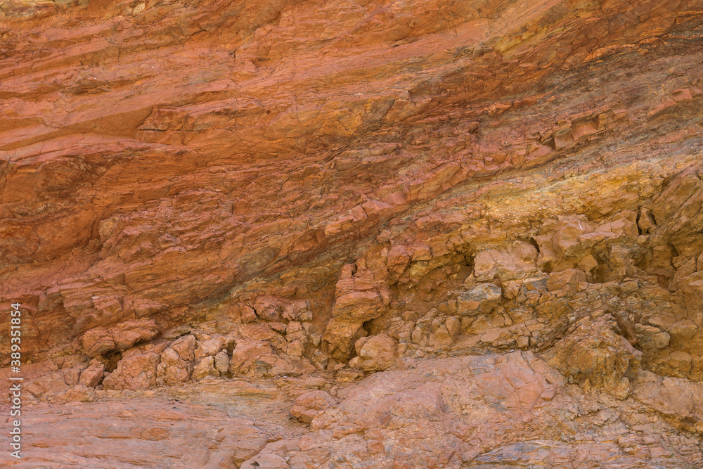 sedimentary rock surface