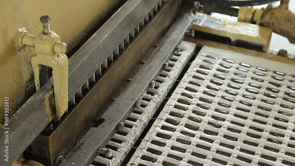 Making chocolate in a candy factory. Making chocolate in a candy factory.