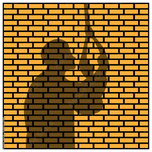 People want to hang themselves. Concept for hopeless. Vector Illustration	