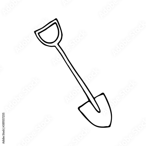 Hand drawn vector campfire axe, travel clipart. Isolated on white background drawing for prints, poster, cute stationery, travel design. High quality illustration