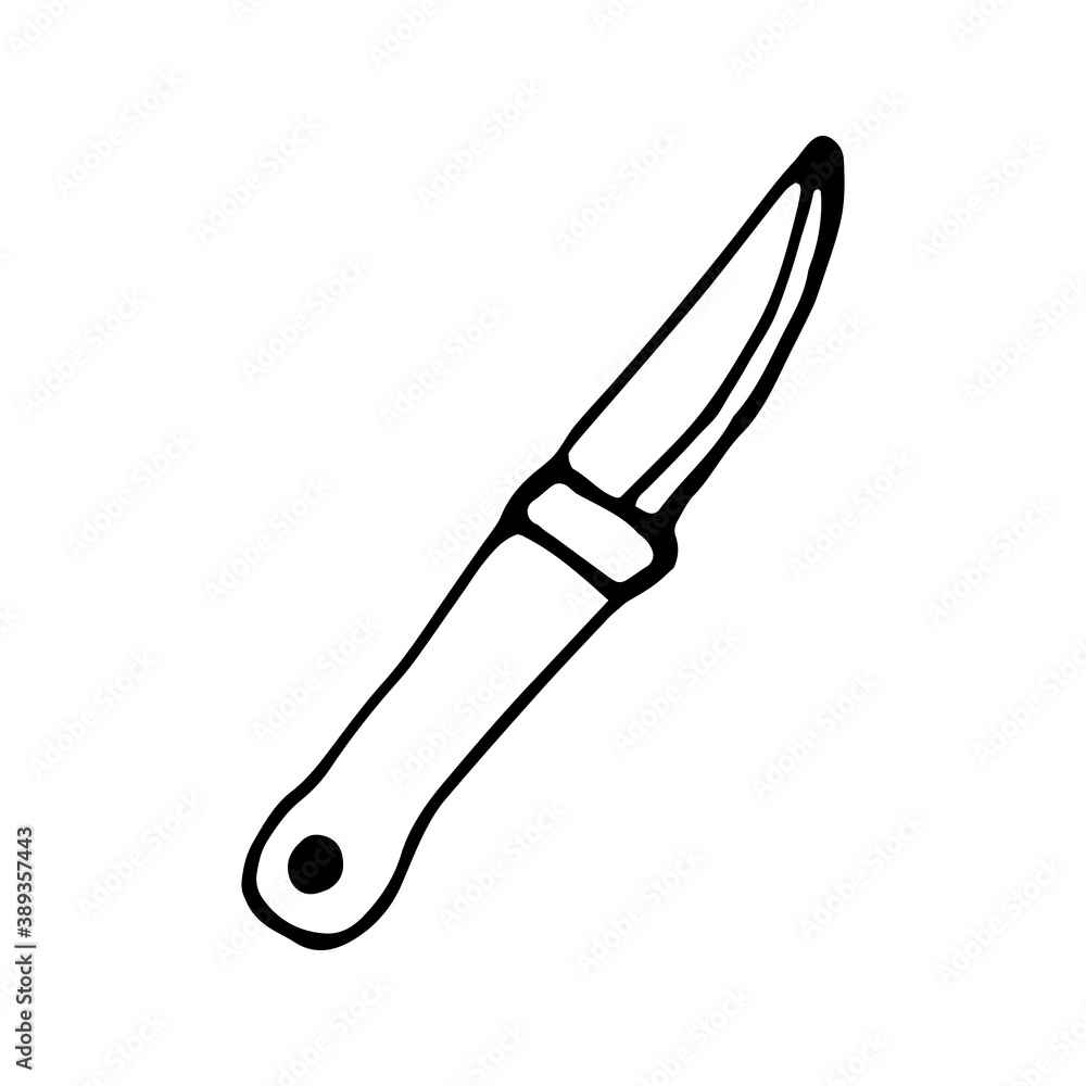 Hand drawn vector camping knife clipart. Isolated on white background drawing for prints, poster, cute stationery, travel design. High quality illustration Hand drawn vector camping knife clipart. Isolated on white background drawing for prints, poster, cute stationery, travel design. High quality illustration