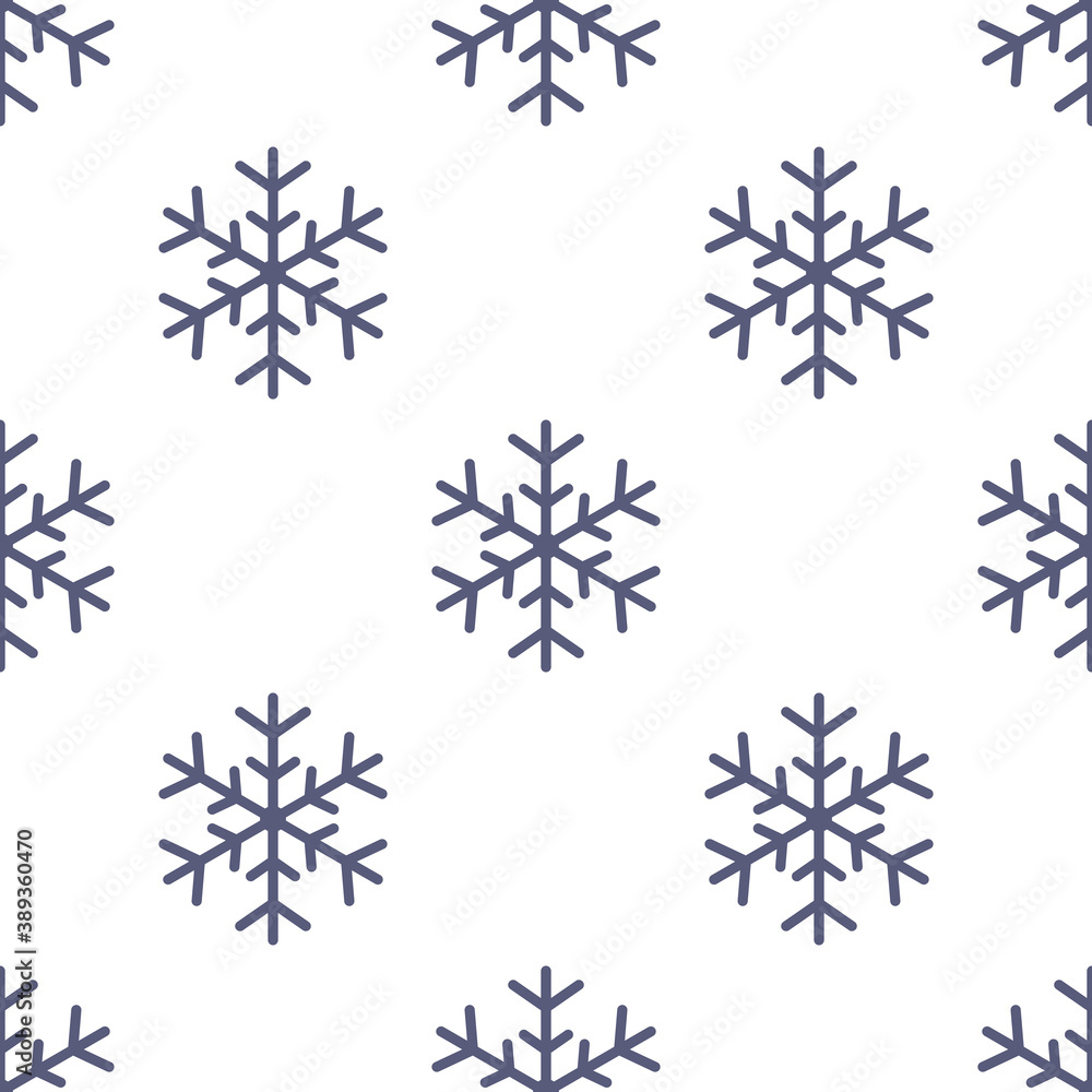 Seamless pattern with a snowflake. Suitable for backgrounds, cards and wrapping paper. Good on the theme of New Years, Birthday and Valentine's Day. Vector. Seamless pattern with a snowflake. Suitable for backgrounds, cards and wrapping paper. Good on the theme of New Years, Birthday and Valentine's Day. Vector.