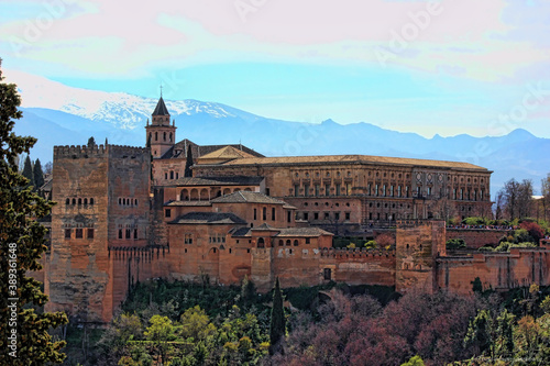 la alhambra vista desde el albaycin