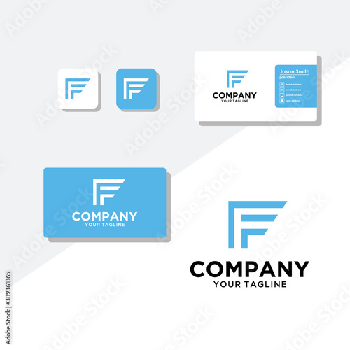F logo designs vector