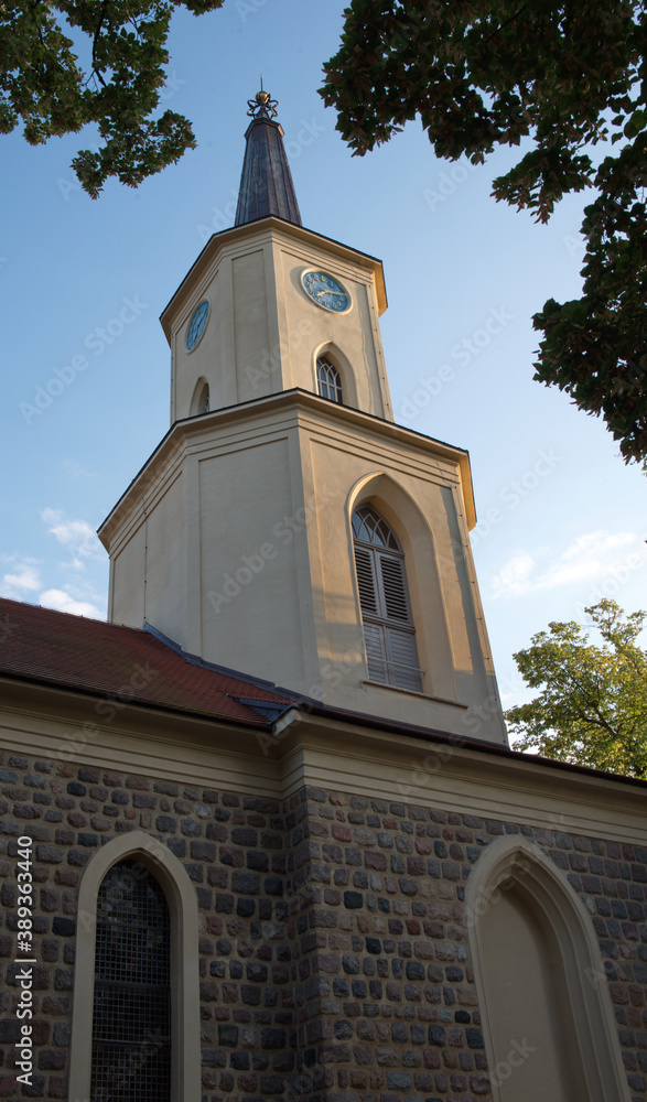 Turm der Andreaskirche in Teltow