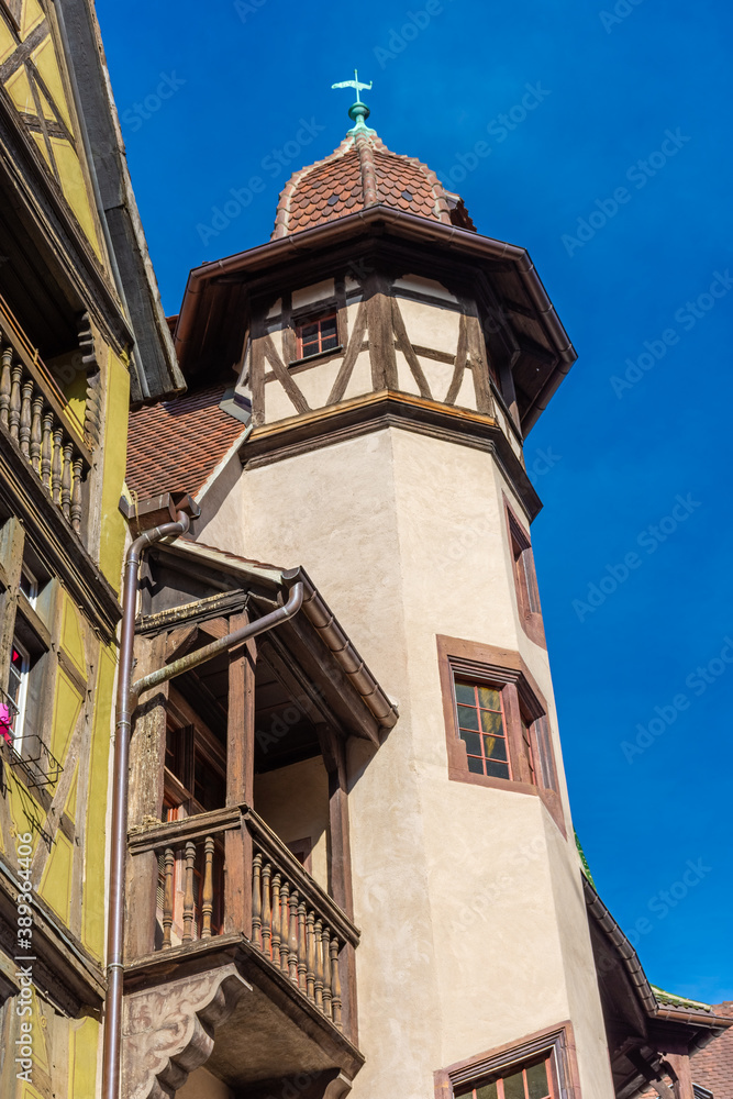 Little town of Colmar in Alsace, France