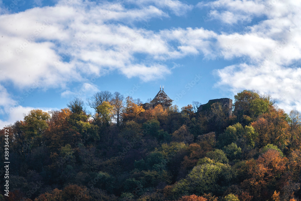 nevytsky castle in the carpathians