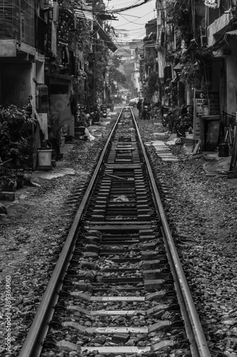 HANOI, VIETNAM, 4 JANUARY 2020: The Train Street of Hanoi © Stefano Zaccaria