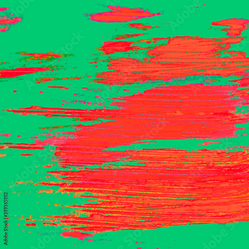 Watercolor Red and Green Vibrant Gradient. Red