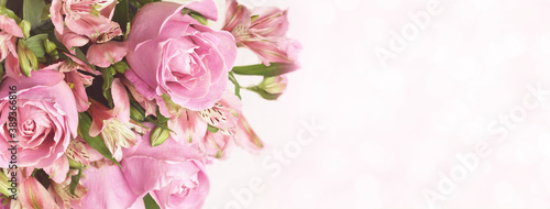 Beautiful pink rose and als...