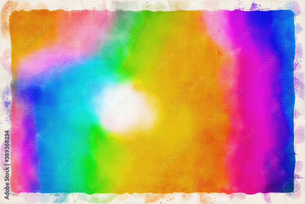 watercolor style rainbow light holography. watercolor style rainbow light holography.