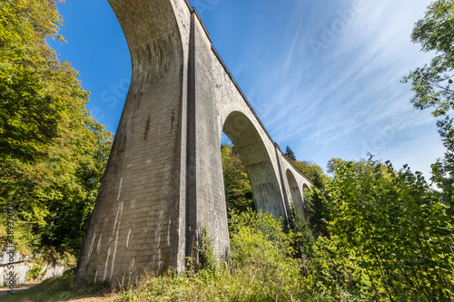 The viaducts of morez in the Jura mountains