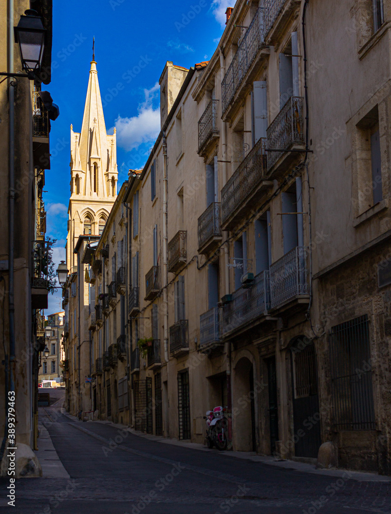 Street in Downtown Montpellier France