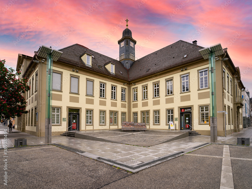 Naklejka premium Göppingen Baden-Württemberg Deutschland Fachwerk Umgebindehaus Stuttgart