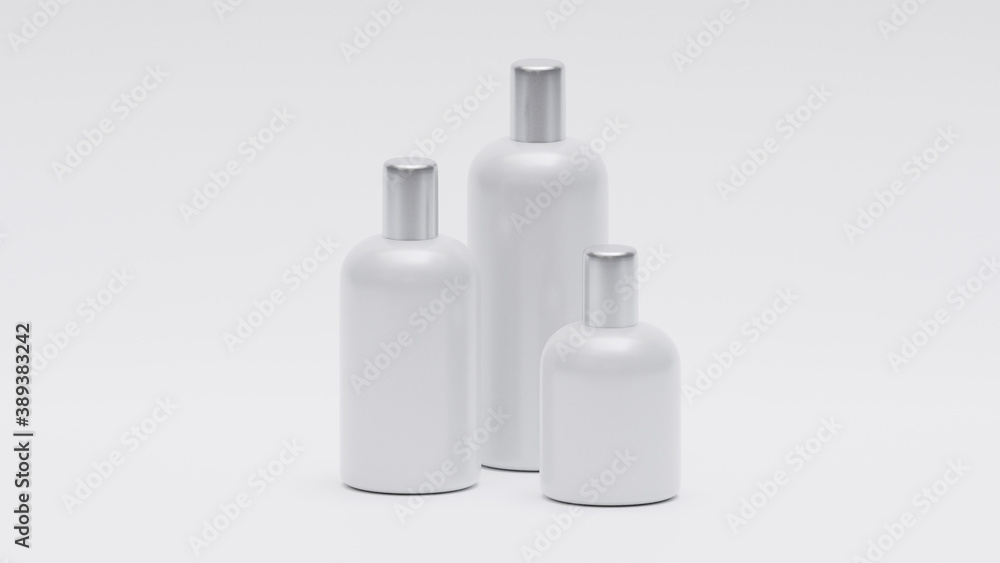 3d rendering realistic cosmetic bottles realistic set on white background
3d rendering realistic cosmetic bottles realistic set on white background