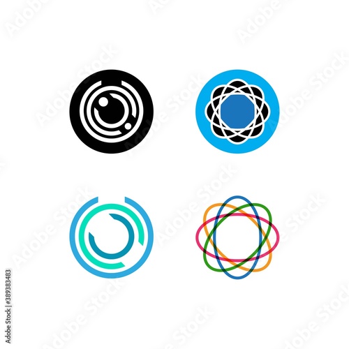 circle logo vector