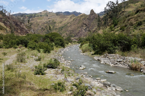 Toachi Canyon in Cotopaxi Province, Ecuador