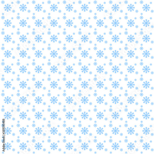 Winter snowflakes pattern modern flat design