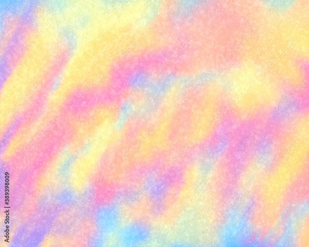 watercolor abstraction texture with blurred colorful bright background, streaks hand painted