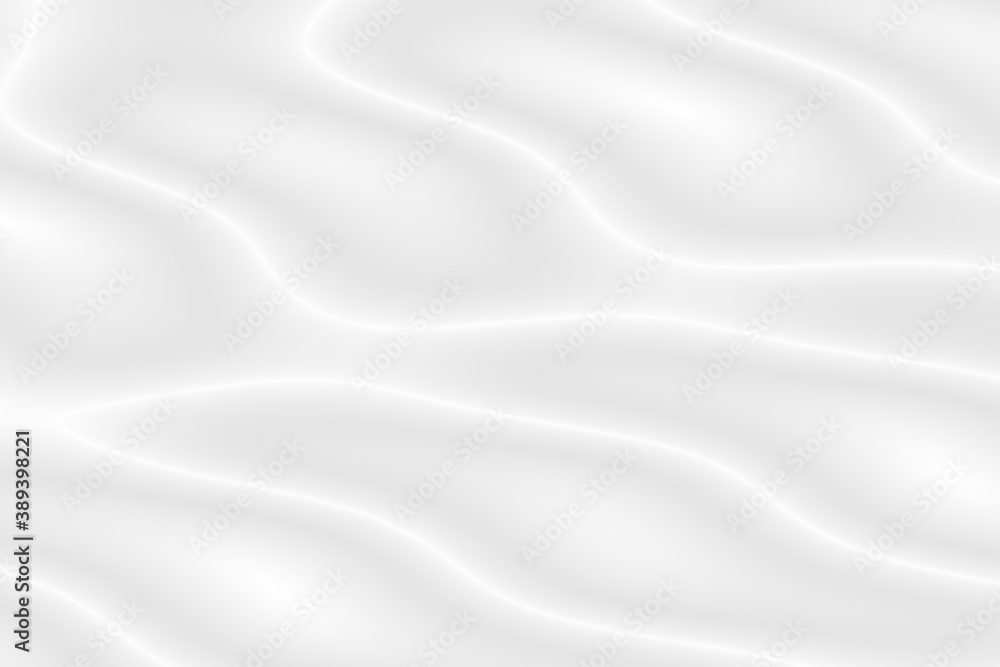 abstract smooth elegant white fabric silk texture soft background, flowing satin waves.