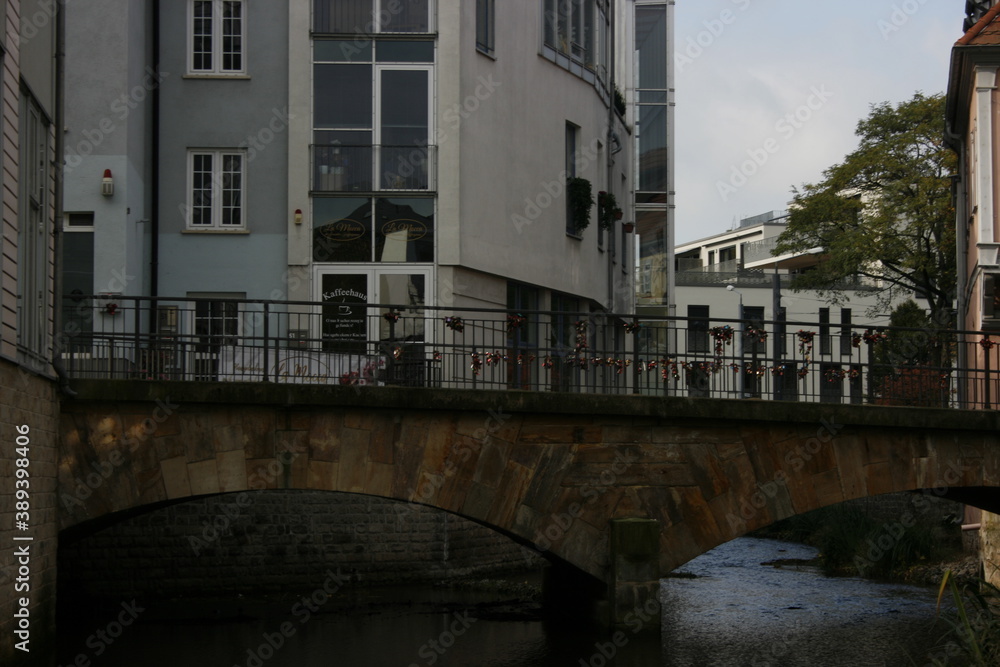 Brücke mit Liebesschlössern Erfurt