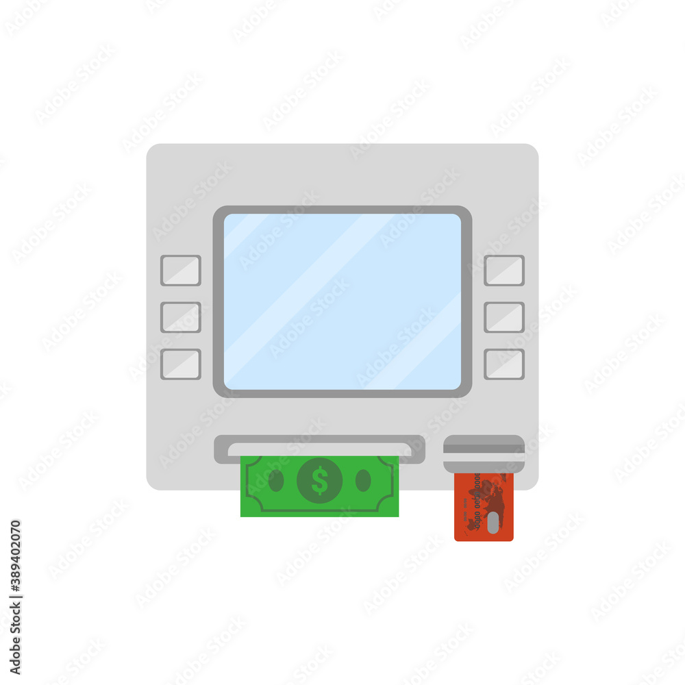 ATM terminal. Vector illustration. ATM terminal. Vector illustration.