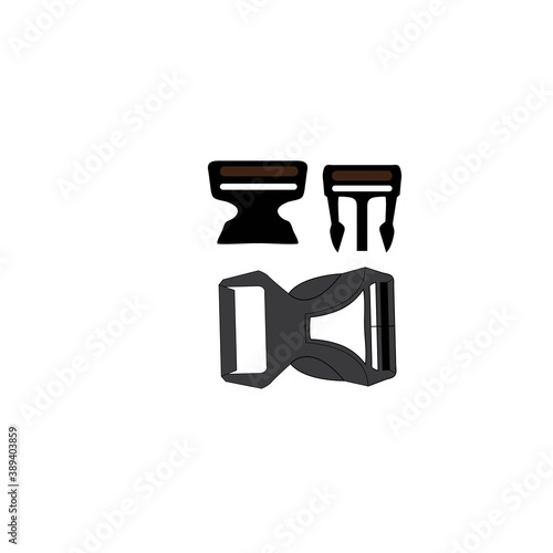 buckle the bag vector design