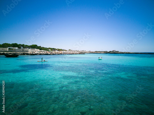 The cristal clear turquoise water of the rocky coast of Favignana  one of the islands of the Egadi archipelago in Sicily