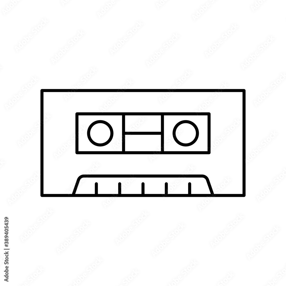 video cassette icon element of movie icon for mobile concept and web apps. Thin line video cassette icon can be used for web and mobile. Premium icon on white background video cassette icon element of movie icon for mobile concept and web apps. Thin line video cassette icon can be used for web and mobile. Premium icon on white background