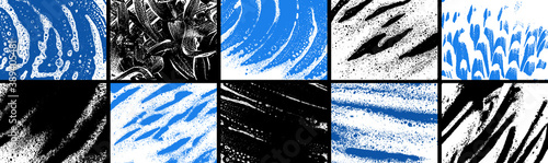 Soap grunge backgrounds collection. Foam textures set. Foam water. Soap bubble stains bundle. Shampoo. Shaving cream. Cleaning. Washing.