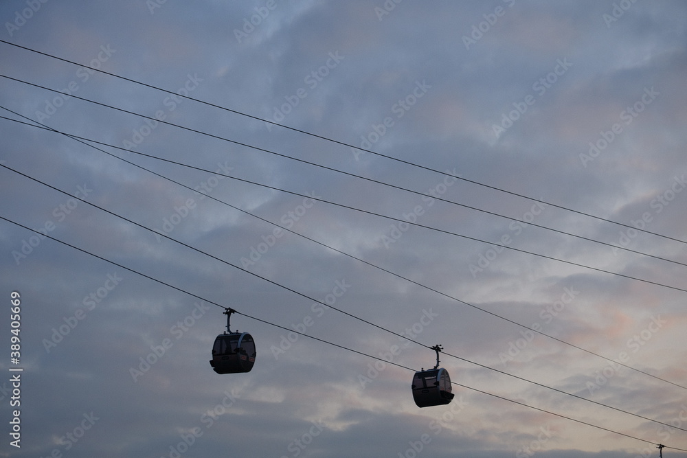 Obraz premium the funicular in Moscow