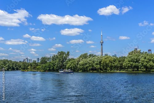 The beautiful Toronto Islands (Formerly Island of Hiawatha or Menecing). The islands are a popular recreational destination. Toronto, Ontario, Canada.