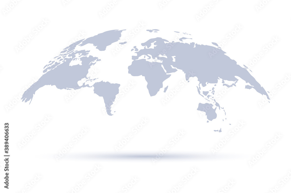 World map. Globe earth with shadow. Planet earth. Vector illustration. World map. Globe earth with shadow. Planet earth. Vector illustration.