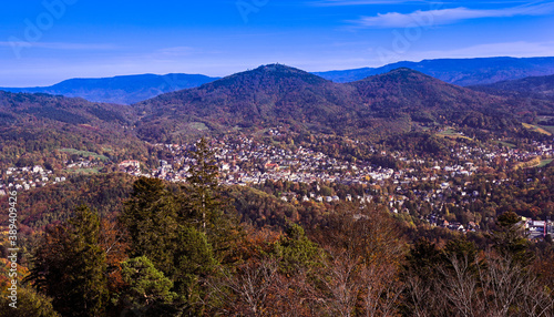 View of Baden-Baden and the Black Forest_Baden Wuerttemberg, Germany photo