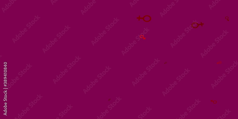 Light Pink, Red vector texture with women's rights symbols. Light Pink, Red vector texture with women's rights symbols.