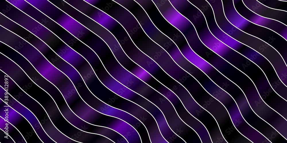 Obraz premium Dark Pink vector template with lines.