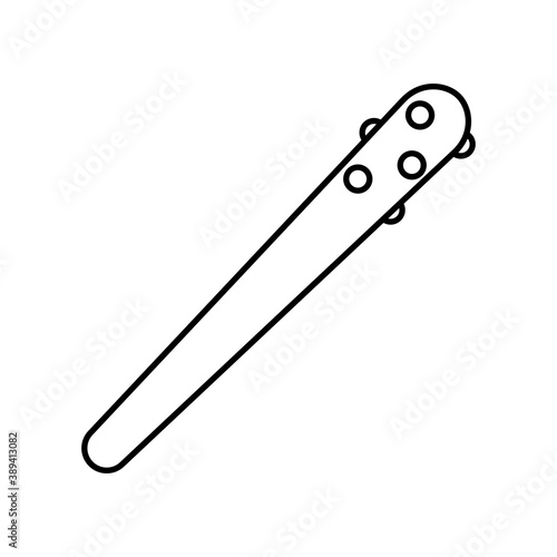 cudgel icon element of weapon icon for mobile concept and web apps. Thin line cudgel icon can be used for web and mobile. Premium icon on white background