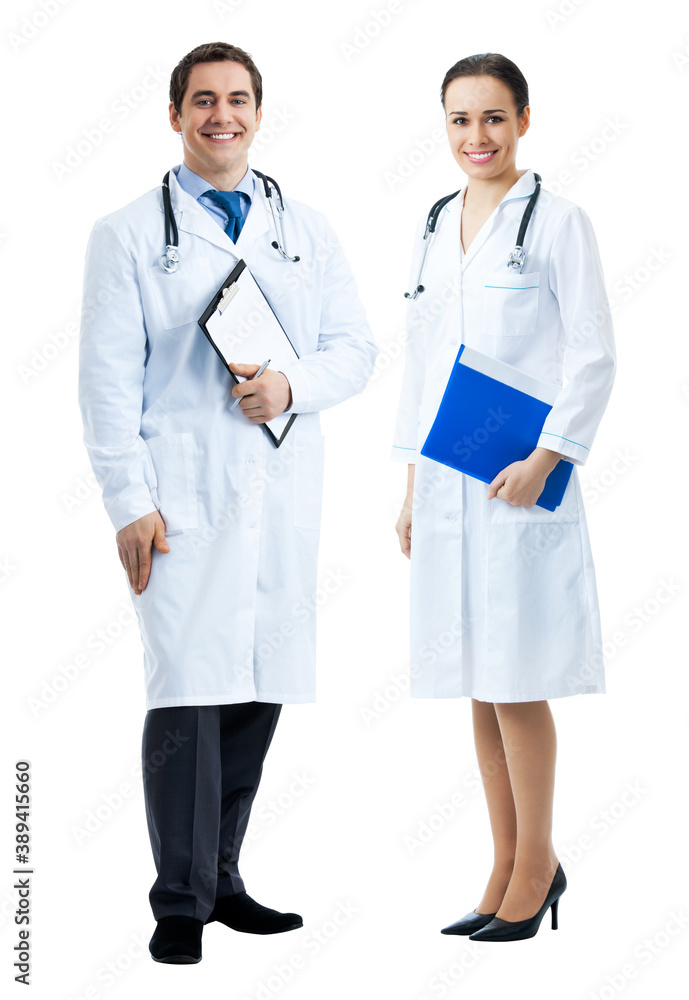 Happy smiling doctor, isolated Happy smiling doctor, isolated