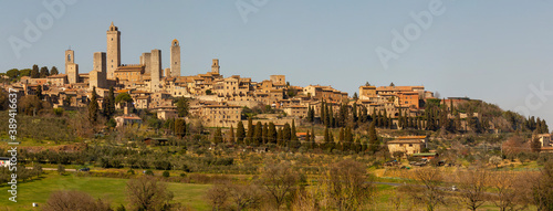 Hügelstadt San Gimignano in der Toscana