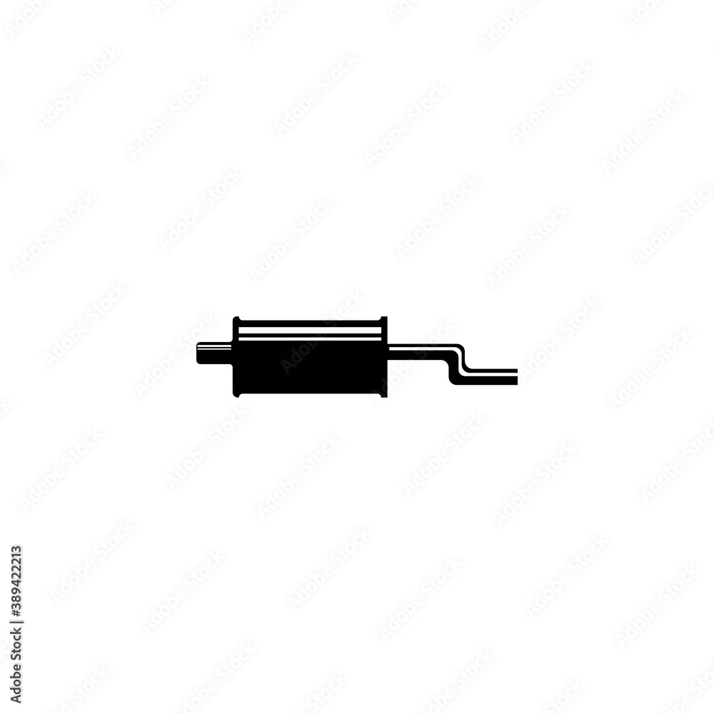 Exhaust muffler icon logo, vector design Exhaust muffler icon logo, vector design