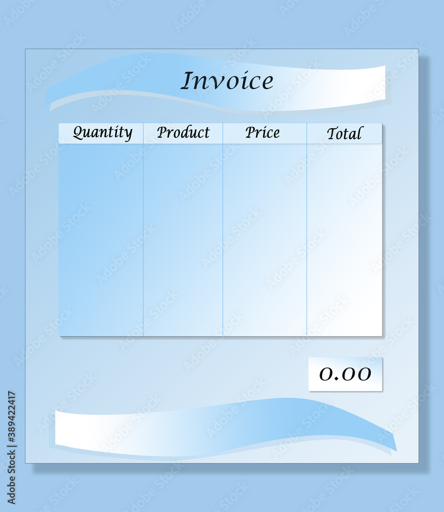 Obraz premium Demo Invoice