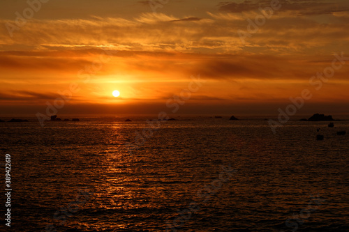 coucher de soleil en Bretagne © Nicolas