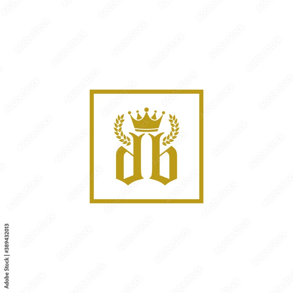 Letter db Logo icon isolated on white background Letter db Logo icon isolated on white background