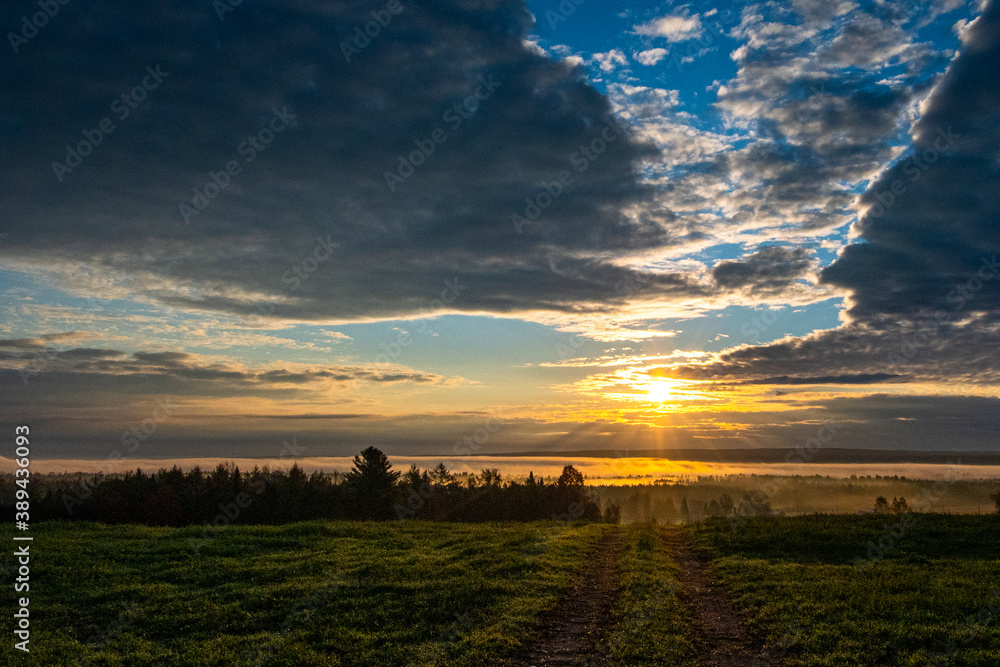 Obraz premium Sunset Bishopton