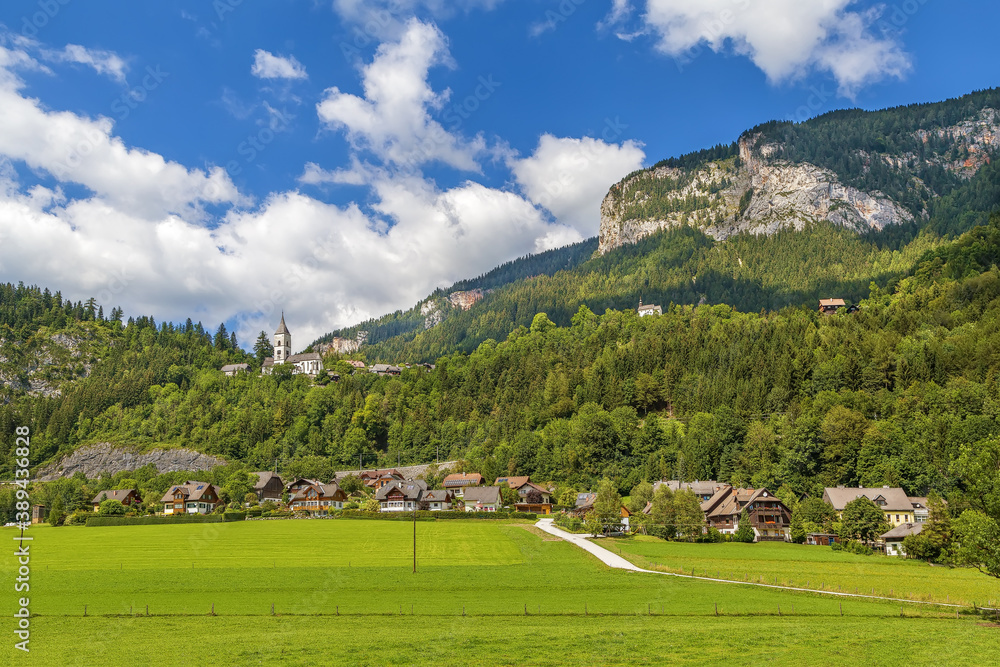 Landscape in Alps mountains, Austria