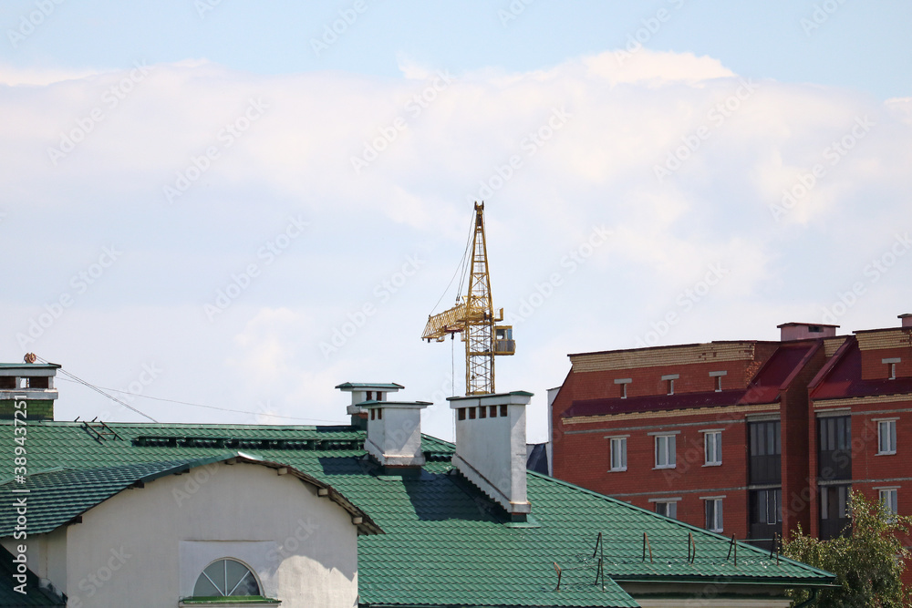 Obraz premium construction of high-rise buildings