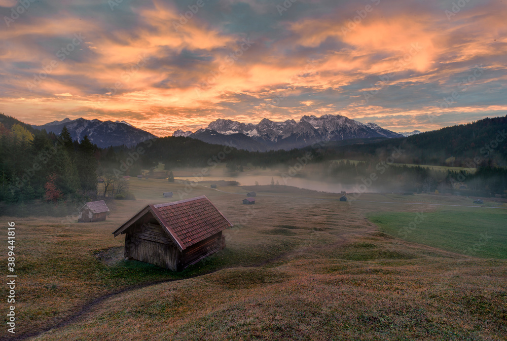 Sunrise in the mountains Sunrise in the mountains