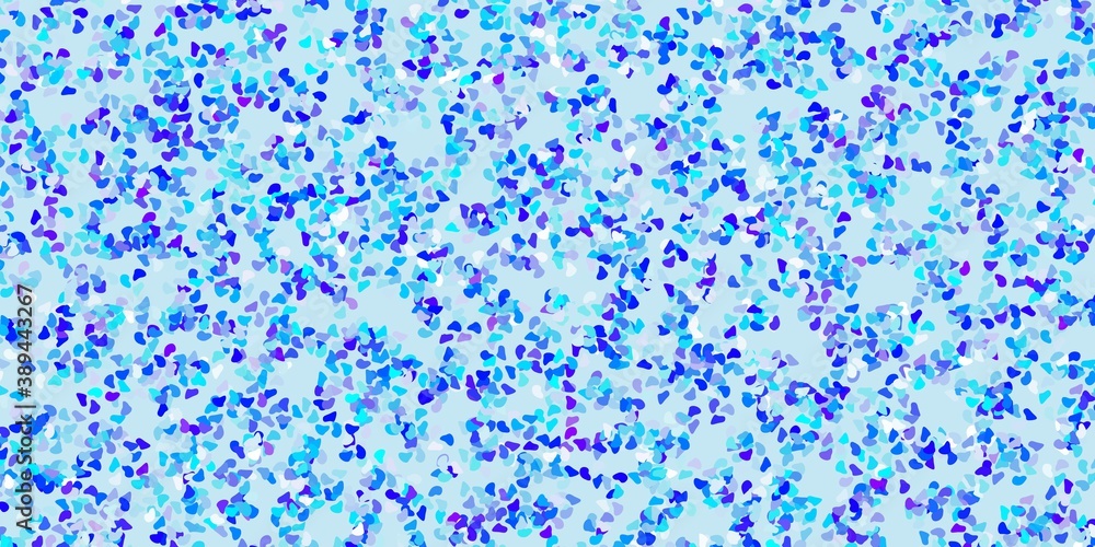 Light pink, blue vector backdrop with chaotic shapes. Light pink, blue vector backdrop with chaotic shapes.