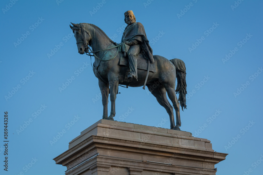 Monument to Giuseppe Garibaldi on Gianicolo Hill