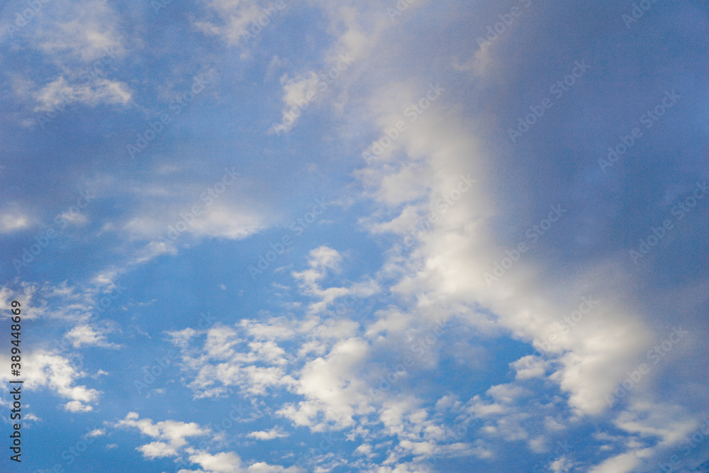 Clouds in the blue sky